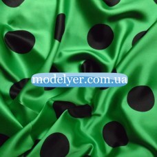 Ткань Атлас горох крупный